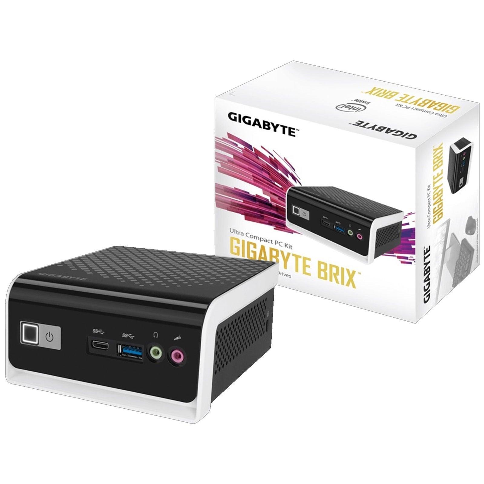 Gigabyte BRIX Intel Celeron N4000 2.6GHz Ultra Compact Barebone PC Kit Rev.1.0-PCR Business Solutions Ltd
